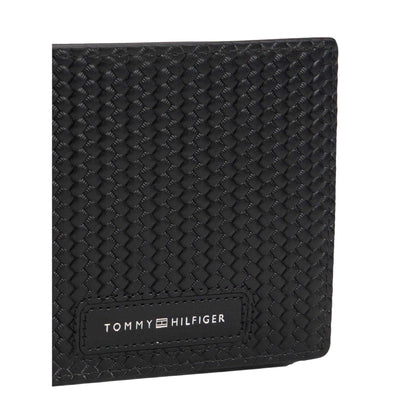 Black - Lifestyle - Tommy Hilfiger Textured Leather Wallet