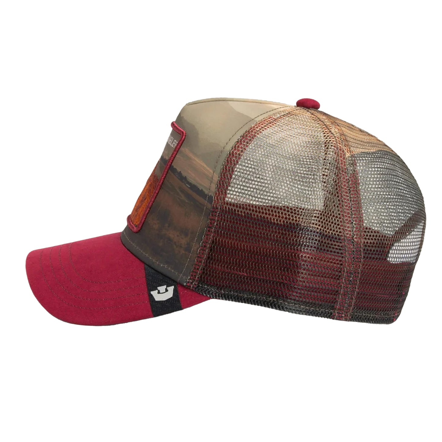Green-Red - Side - Goorin Bros Mens Horse Trucker Cap