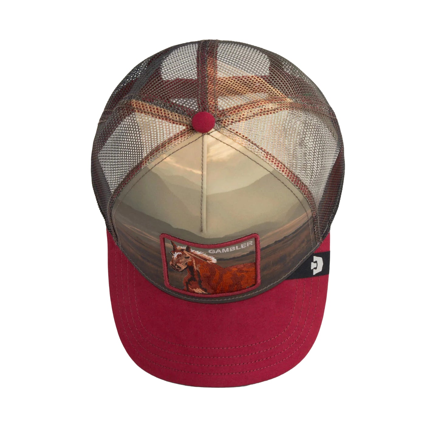 Green-Red - Lifestyle - Goorin Bros Mens Horse Trucker Cap