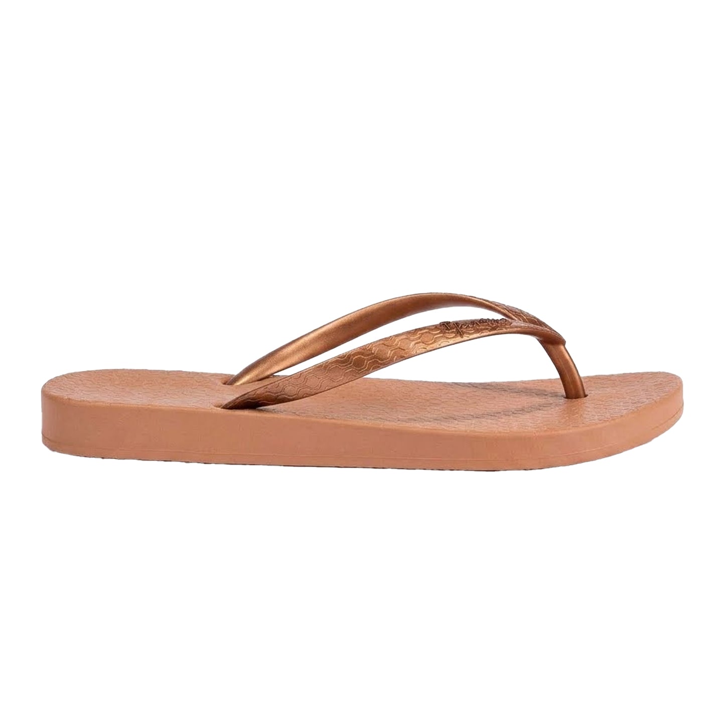 Brown - Front - Ipanema Womens-Ladies Anatomical Moulded Footbed Flat Flip Flops