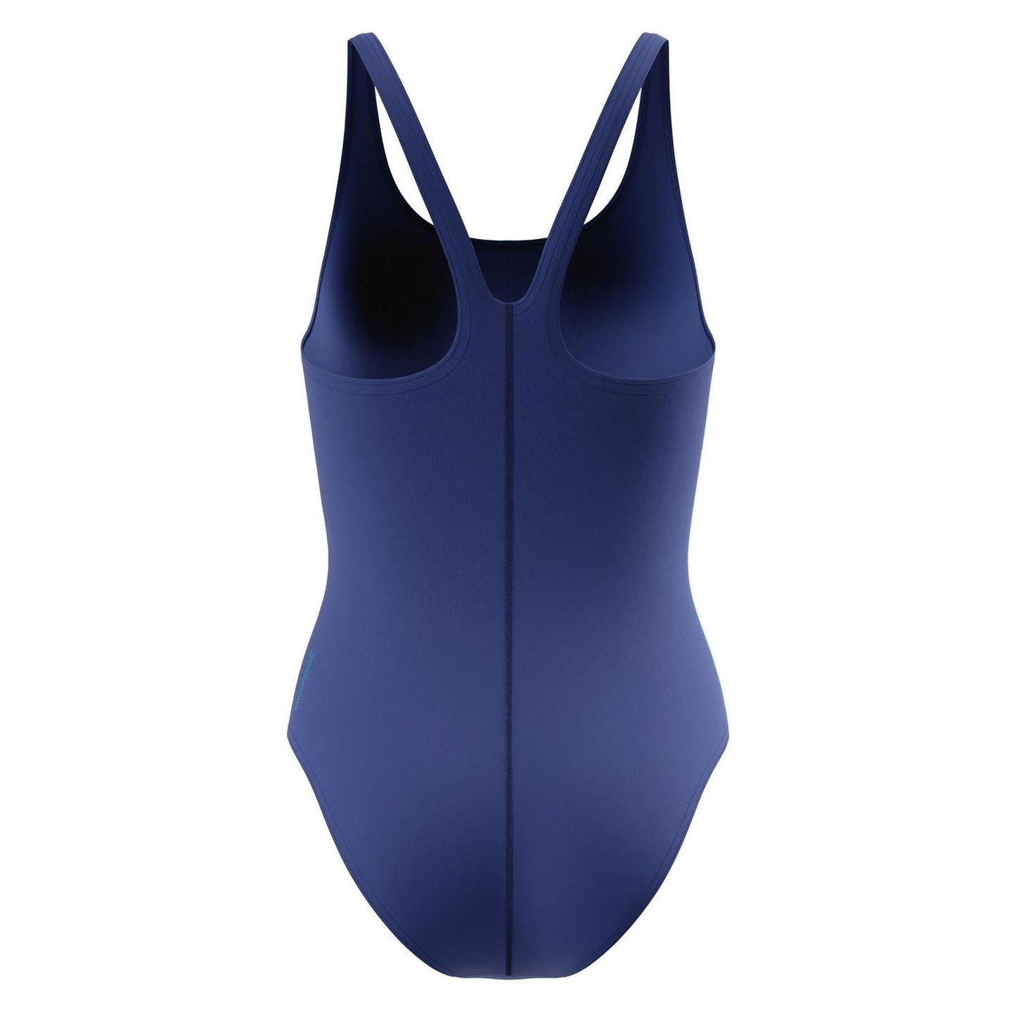 Navy Blue-Green - Back - Speedo Womens-Ladies Hyperboom Butterfly One Piece Swimsuit
