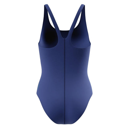 Navy Blue-Green - Back - Speedo Womens-Ladies Hyperboom Butterfly One Piece Swimsuit