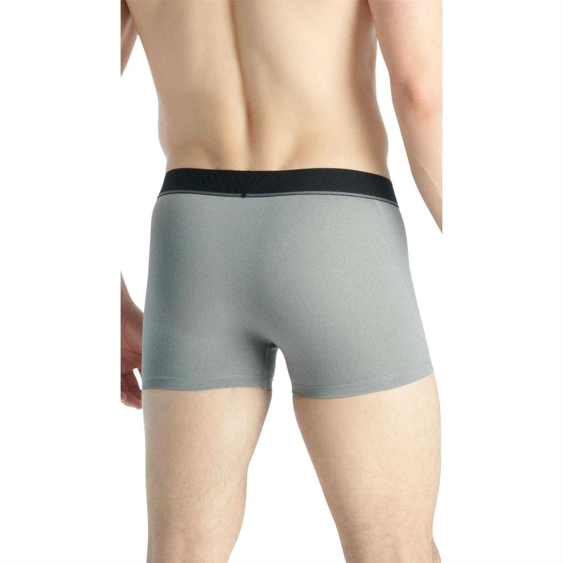 Multicoloured - Back - Adidas Mens Active Micro Flex Boxer Briefs (Pack of 3)