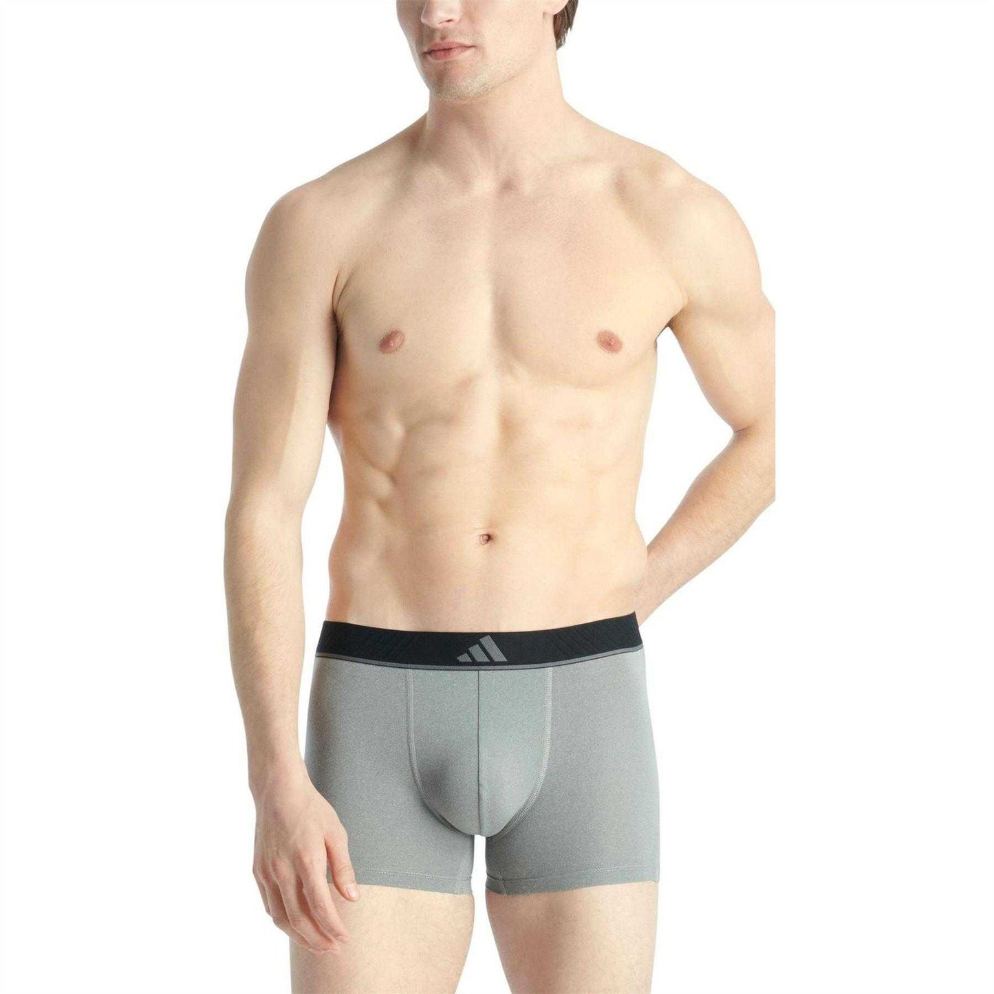 Multicoloured - Lifestyle - Adidas Mens Active Micro Flex Boxer Briefs (Pack of 3)