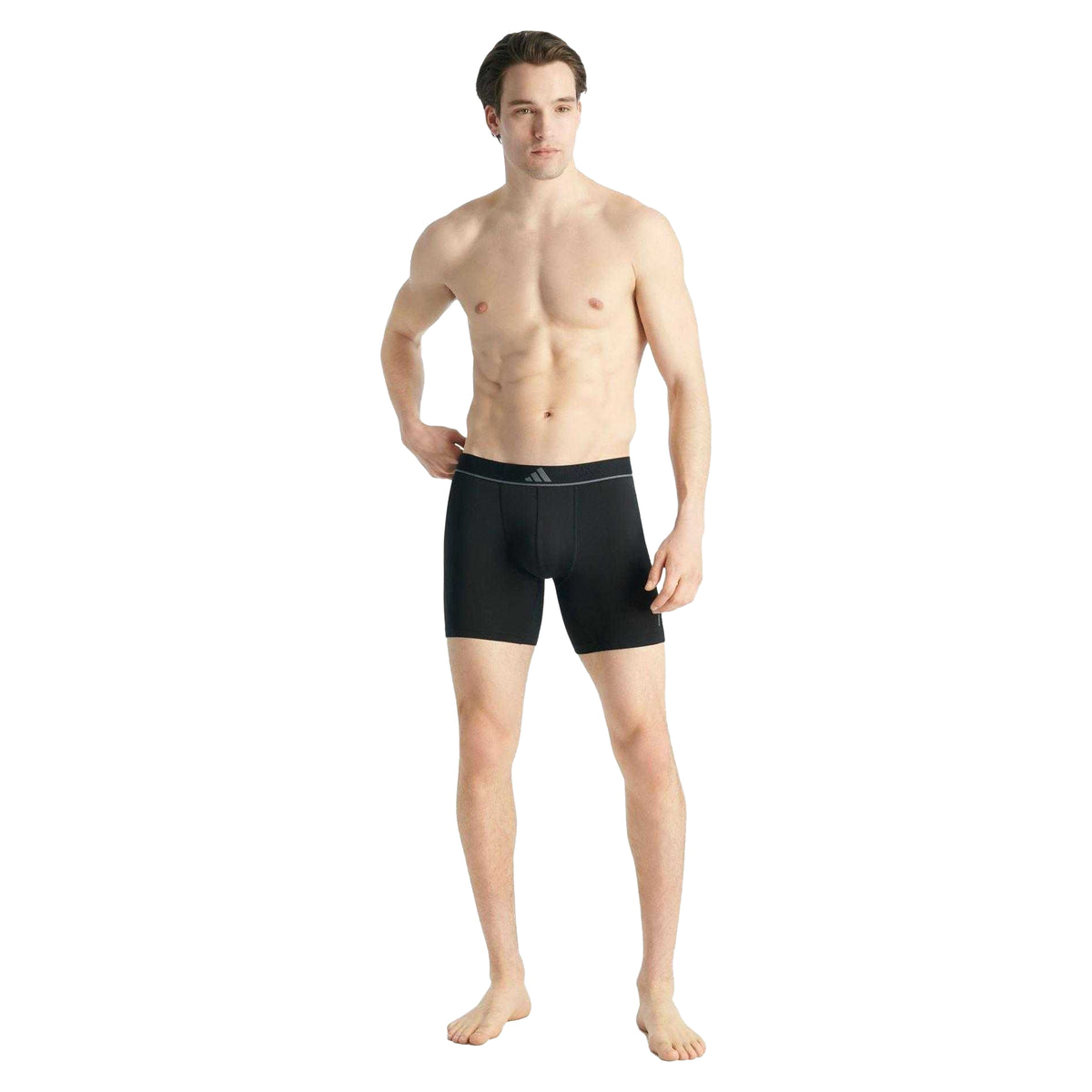 Black - Pack Shot - Adidas Mens Climacool Briefs (Pack of 3)