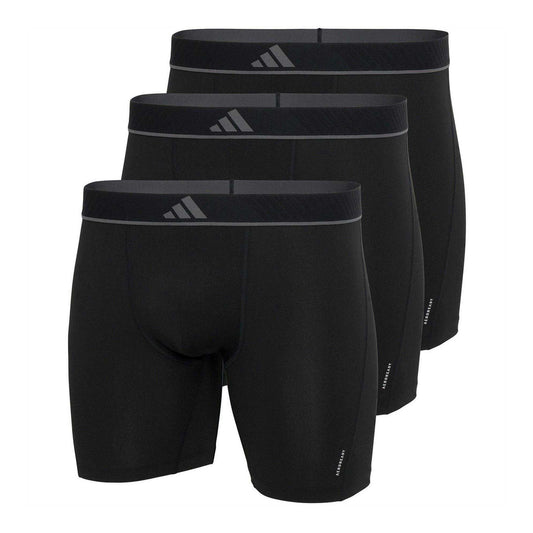 Black - Front - Adidas Mens Climacool Briefs (Pack of 3)