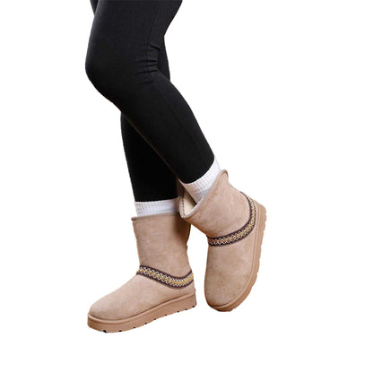 Camel - Pack Shot - Where´s That From Womens-Ladies Embroidered Slippers