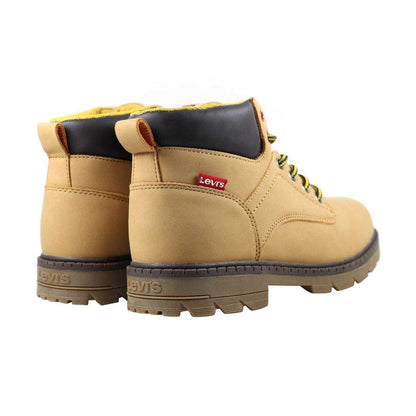 Camel - Back - Levis Childrens-Kids Forest Leather Ankle Boots