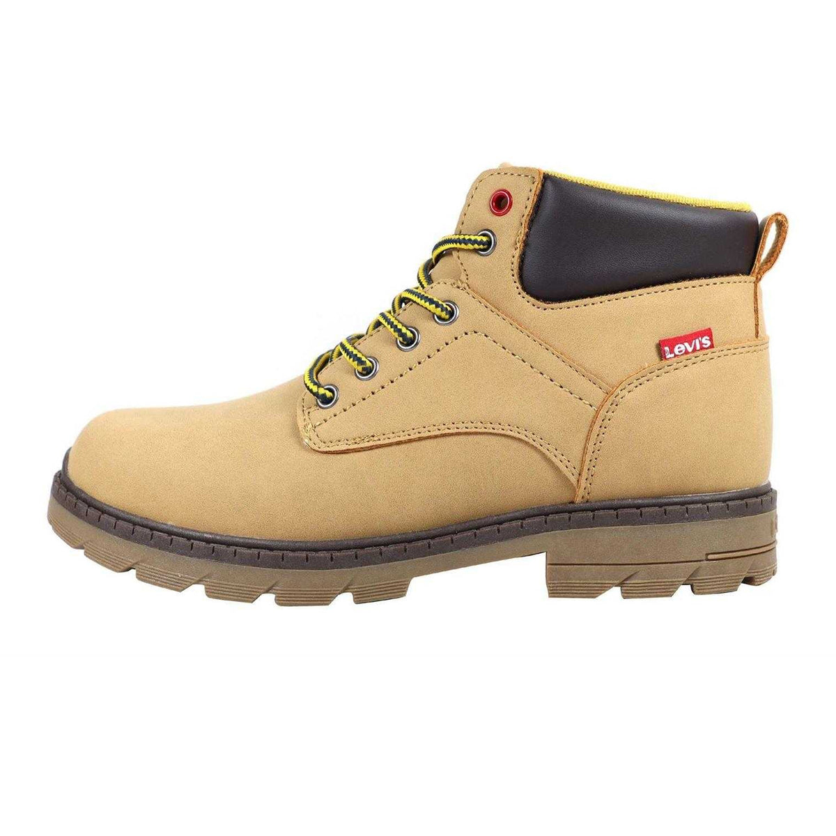 Camel - Side - Levis Childrens-Kids Forest Leather Ankle Boots