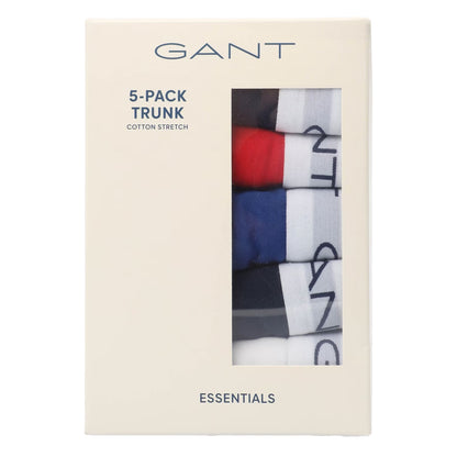 Multicoloured - Side - Gant Mens Boxer Briefs (Pack of 5)