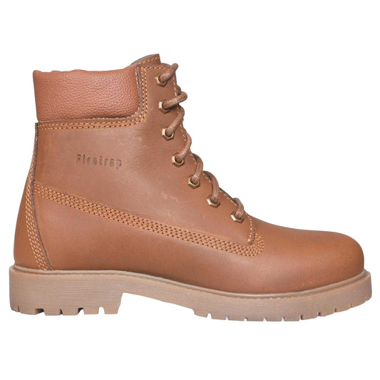 Tan - Front - Firetrap Womens-Ladies Tami Leather Boots