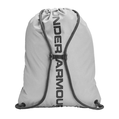 Grey - Back - Under Armour Ozsee Drawstring Bag