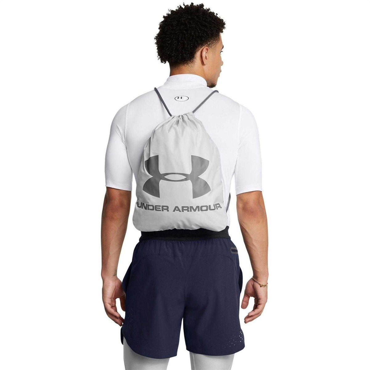Grey - Lifestyle - Under Armour Ozsee Drawstring Bag