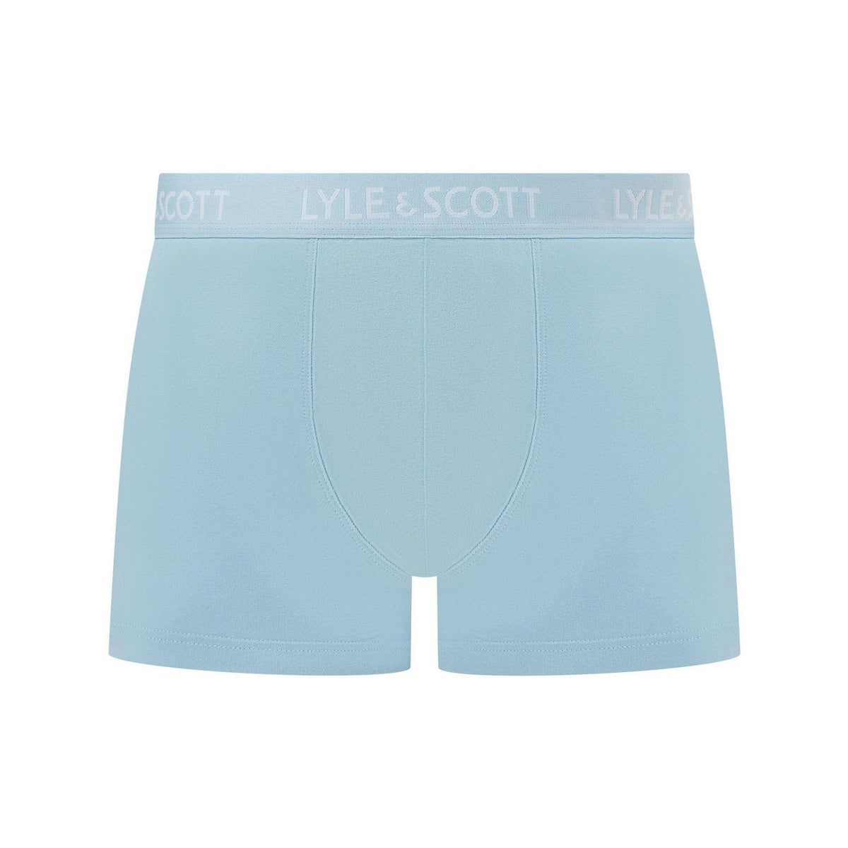Black-Green-Light Blue - Back - Lyle & Scott Mens Barclay Boxer Shorts (Pack of 3)