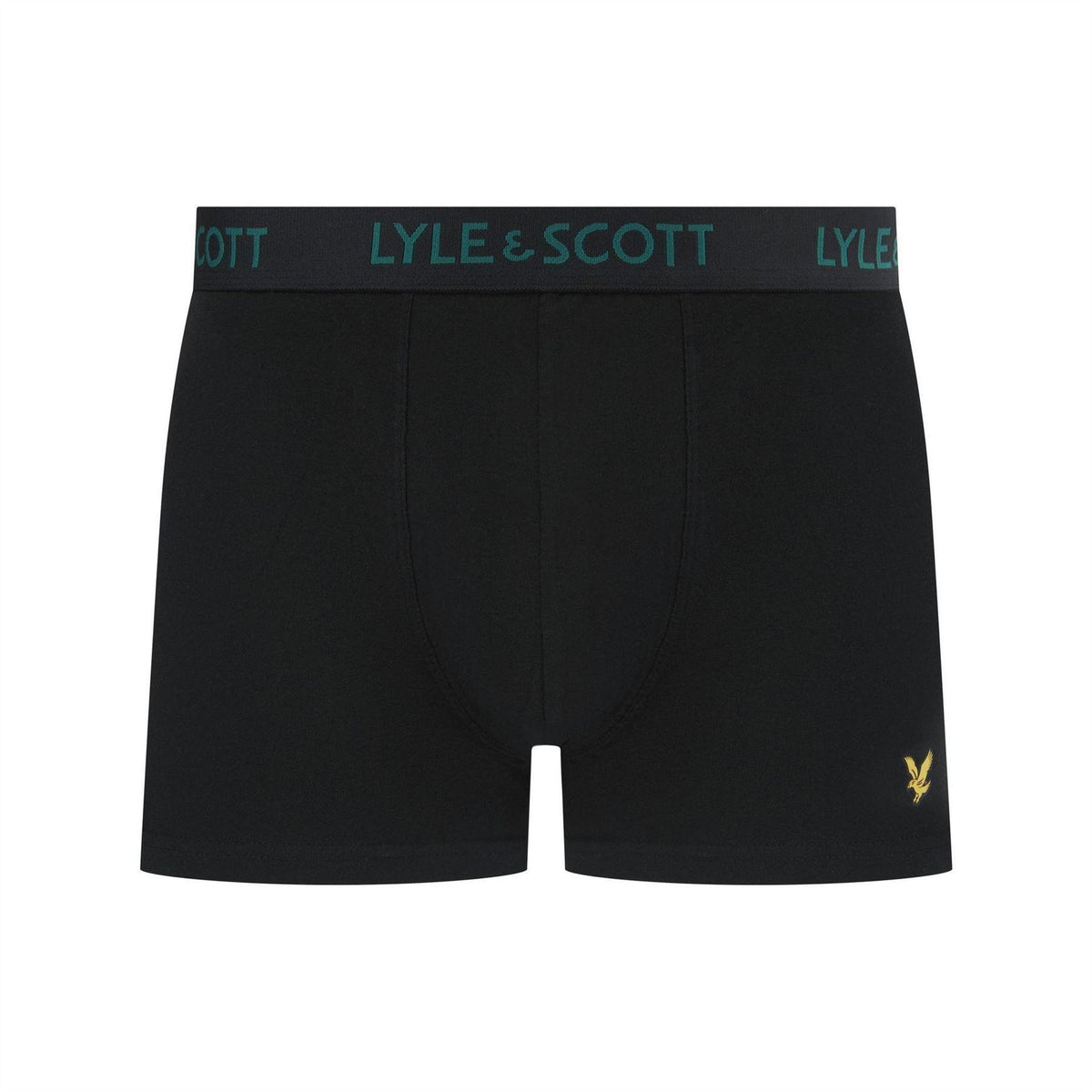 Bayberry-Grey-Black - Side - Lyle & Scott Mens Barclay Boxer Shorts (Pack of 3)
