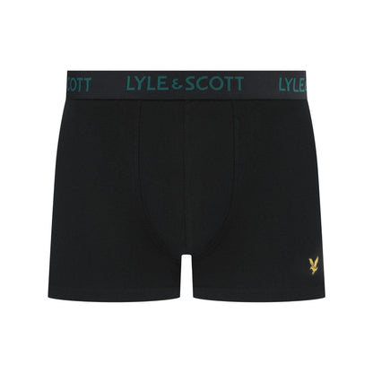 Bayberry-Grey-Black - Side - Lyle & Scott Mens Barclay Boxer Shorts (Pack of 3)