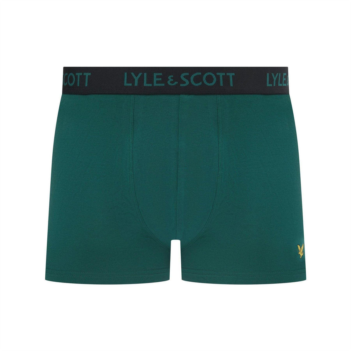 Bayberry-Grey-Black - Lifestyle - Lyle & Scott Mens Barclay Boxer Shorts (Pack of 3)