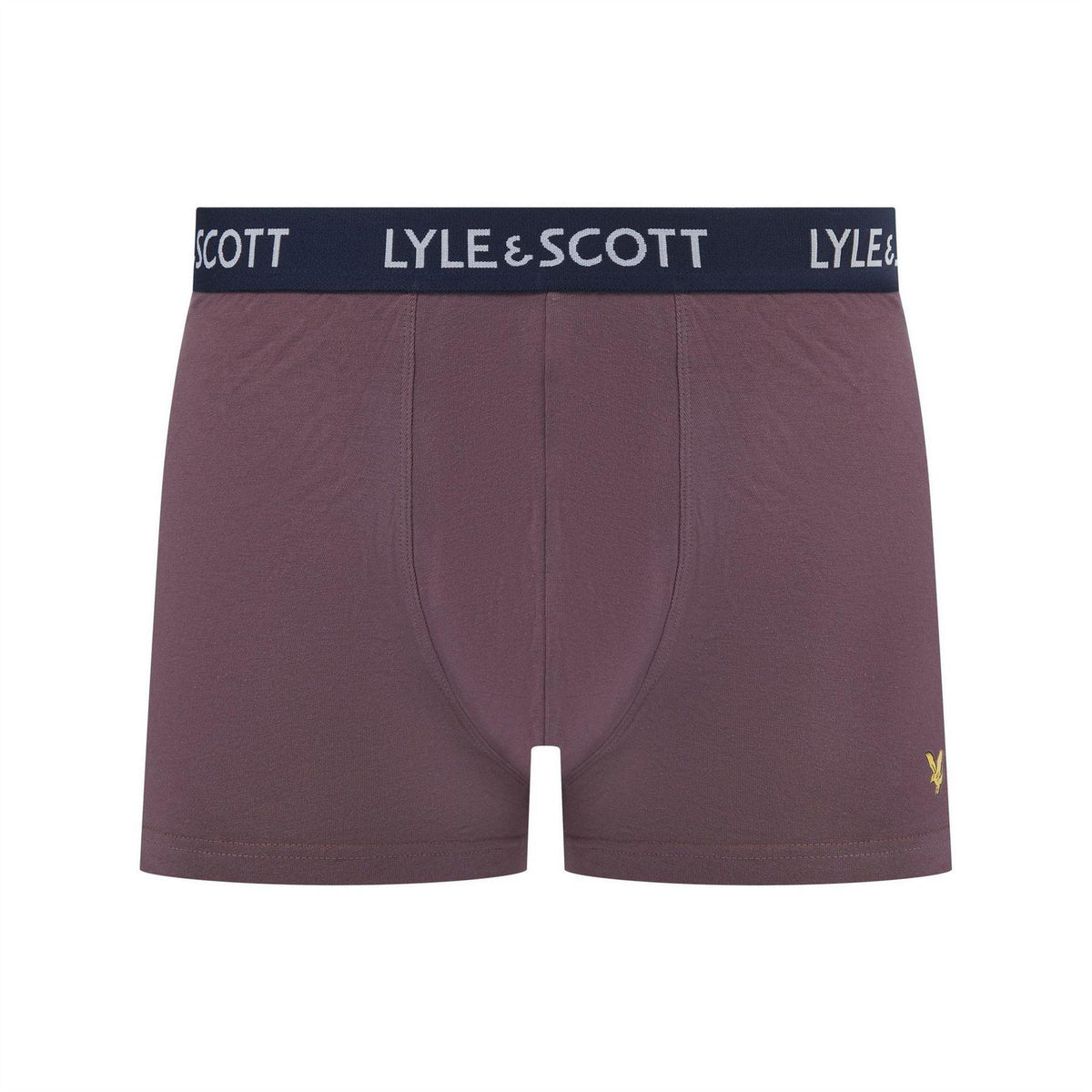 Flint-Grey-Blue - Lifestyle - Lyle & Scott Mens Barclay Boxer Shorts (Pack of 3)