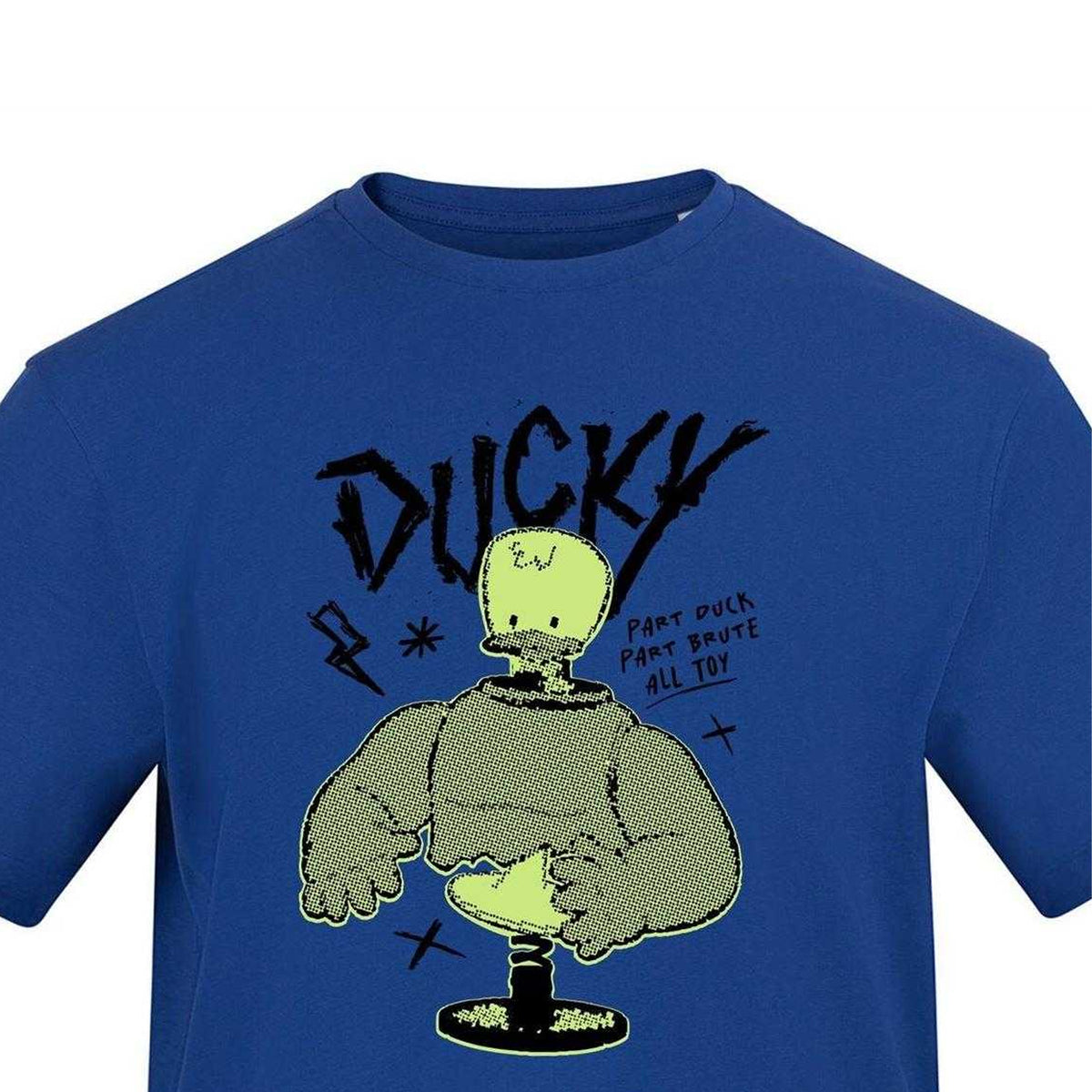 Blue - Side - Toy Story Unisex Adult Ducky T-Shirt