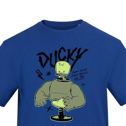 Blue - Side - Toy Story Unisex Adult Ducky T-Shirt