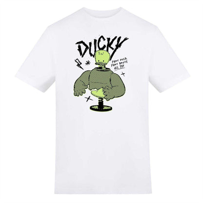 White - Front - Toy Story Unisex Adult Ducky T-Shirt