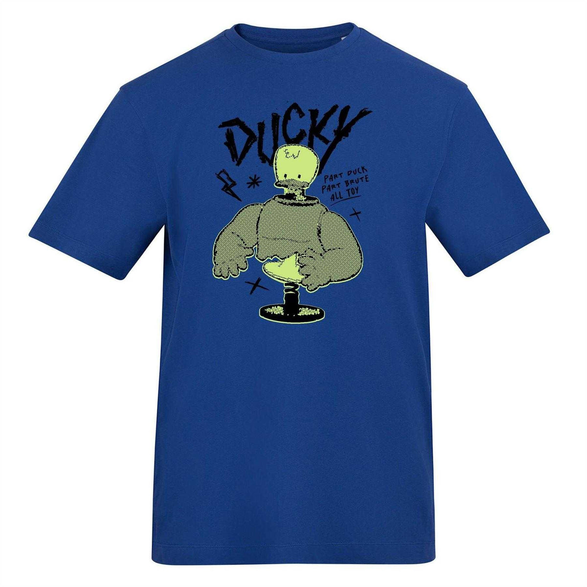 Blue - Front - Toy Story Unisex Adult Ducky T-Shirt