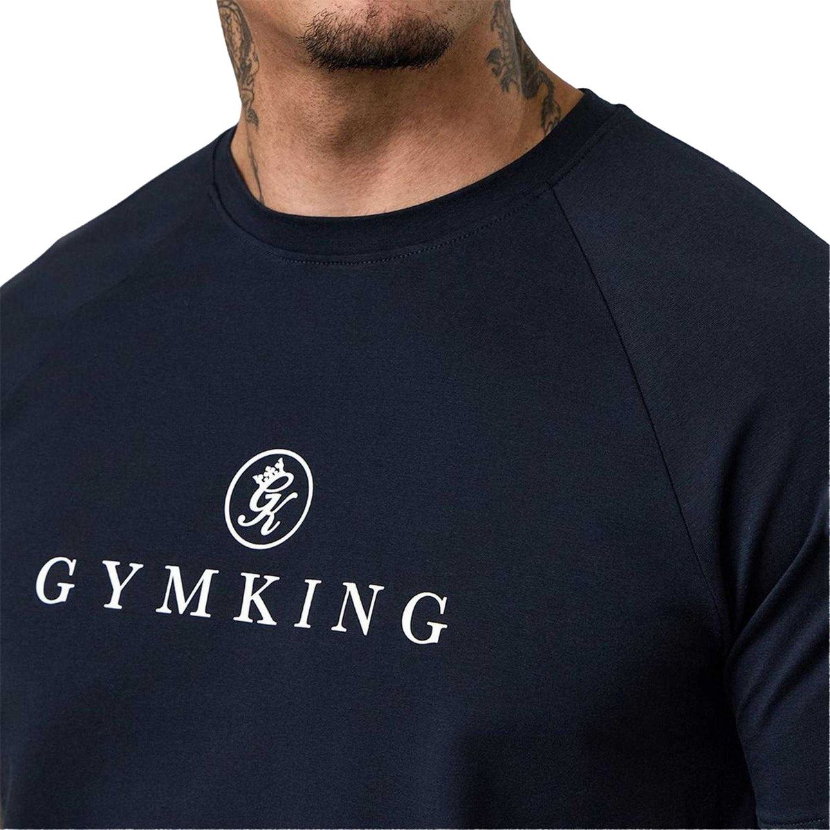 Navy - Side - Gym King Mens Pro 2.0 T-Shirt