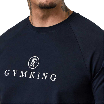 Navy - Side - Gym King Mens Pro 2.0 T-Shirt