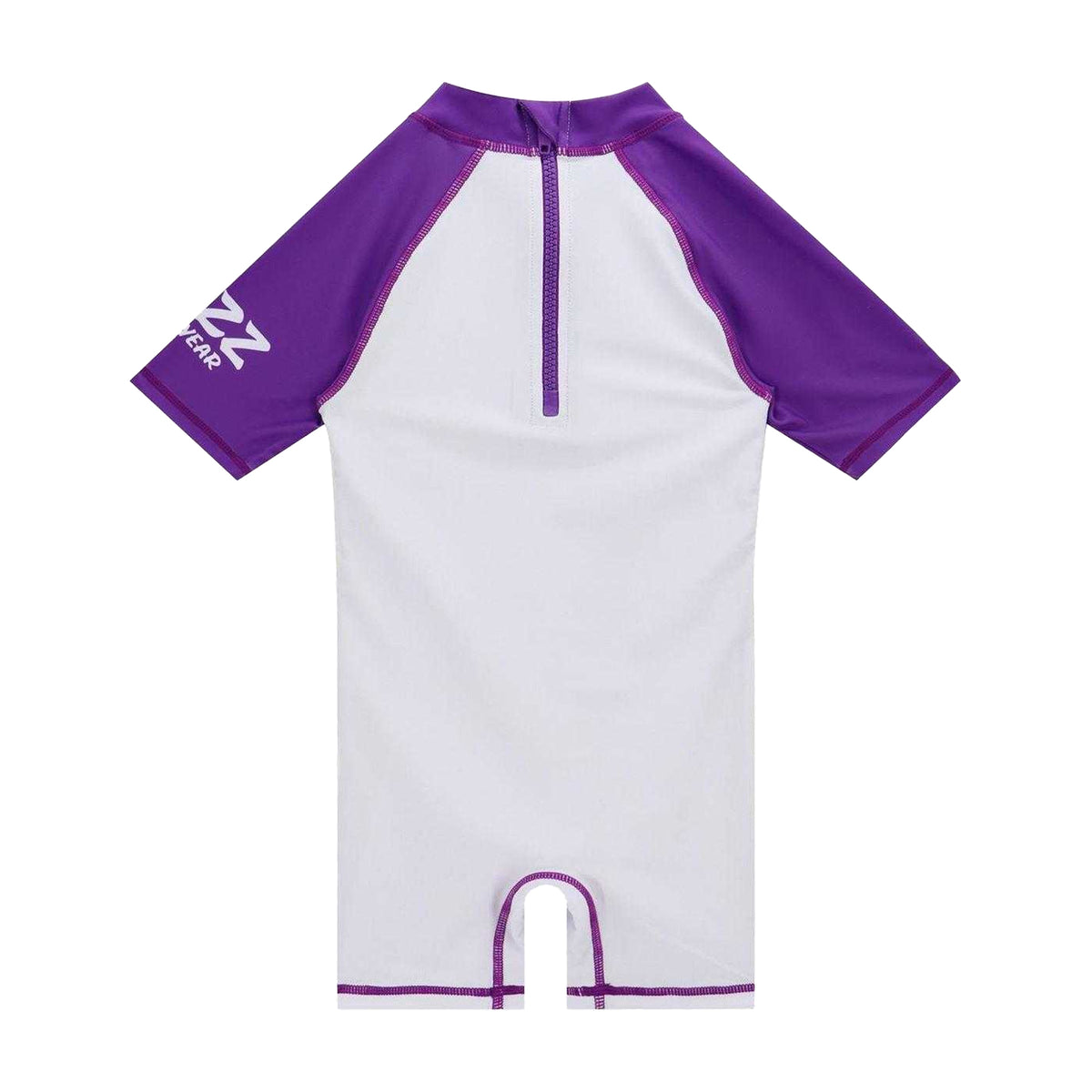Purple-White - Back - Toy Story Boys Buzz Lightyear One Piece Swimsuit