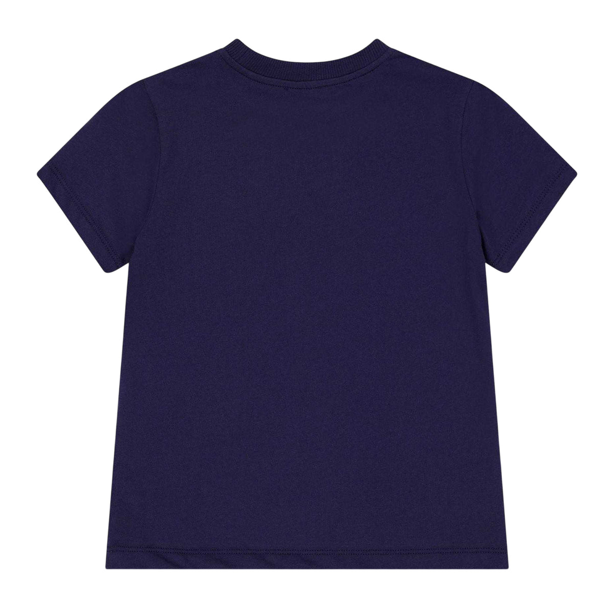 Blue Navy - Back - Moschino Childrens-Kids Teddy Bear T-Shirt