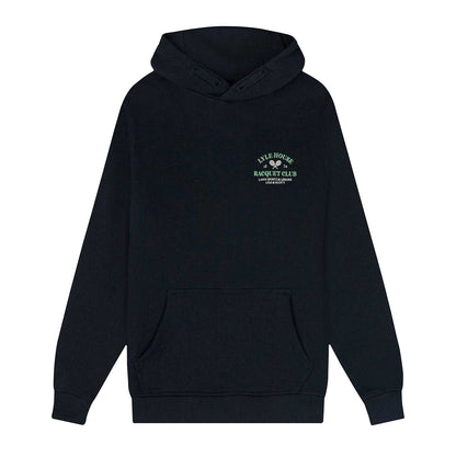 Navy - Front - Lyle & Scott Childrens-Kids Racquet Club Graphic Hoodie