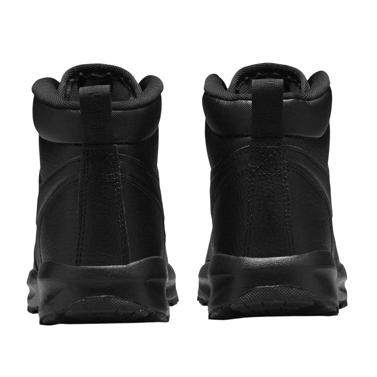 Triple Black - Back - Nike Childrens-Kids Manoa Leather High-top Hiking Boots