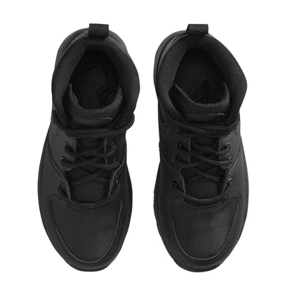 Triple Black - Lifestyle - Nike Childrens-Kids Manoa Leather High-top Hiking Boots