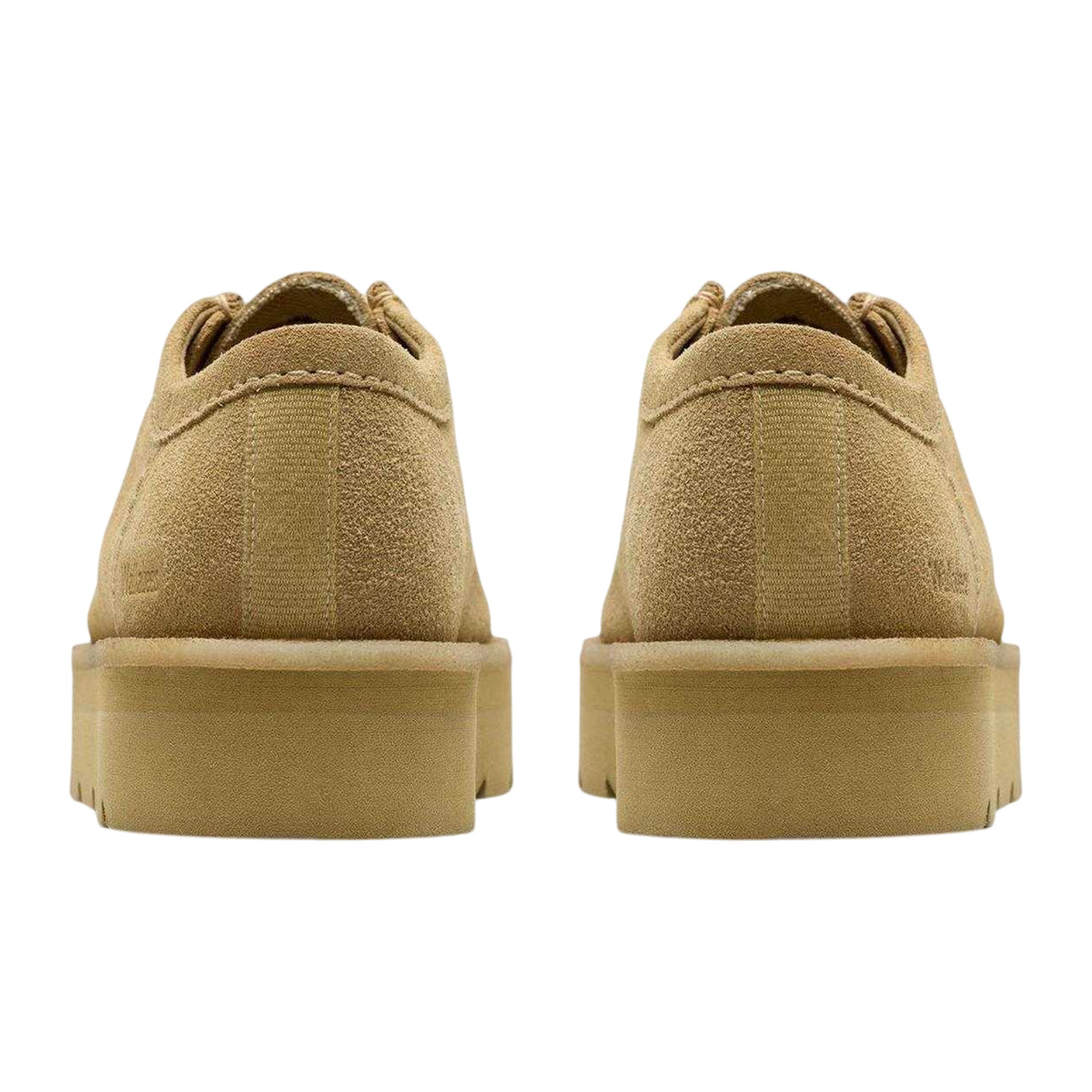 Maple Sugar - Back - Clarks Originals Womens-Ladies Meare Walla Suede Moc Toe Formal Shoes