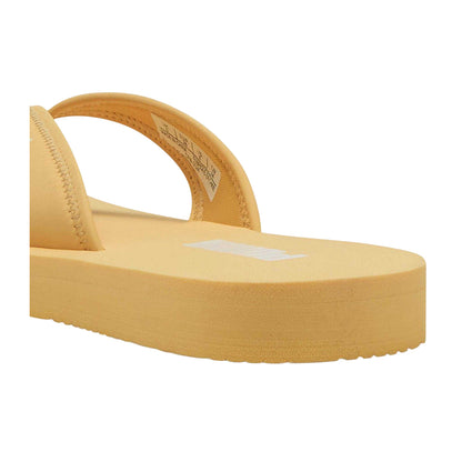 Apricot - Back - Puma Womens-Ladies Sandy Thong Strap Flat Flip Flops
