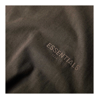 Black - Side - Fear Of God Essentials Mens Long-Sleeved Sweatshirt