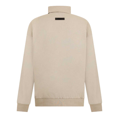 Seal Grey - Back - Fear Of God Essentials Mens Long-Sleeved Sweatshirt
