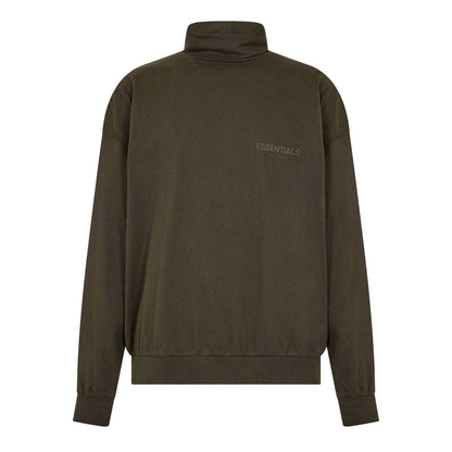 Black - Front - Fear Of God Essentials Mens Long-Sleeved Sweatshirt