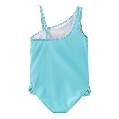 Multicoloured - Back - Little Mermaid Girls Ariel One Piece Swimsuit