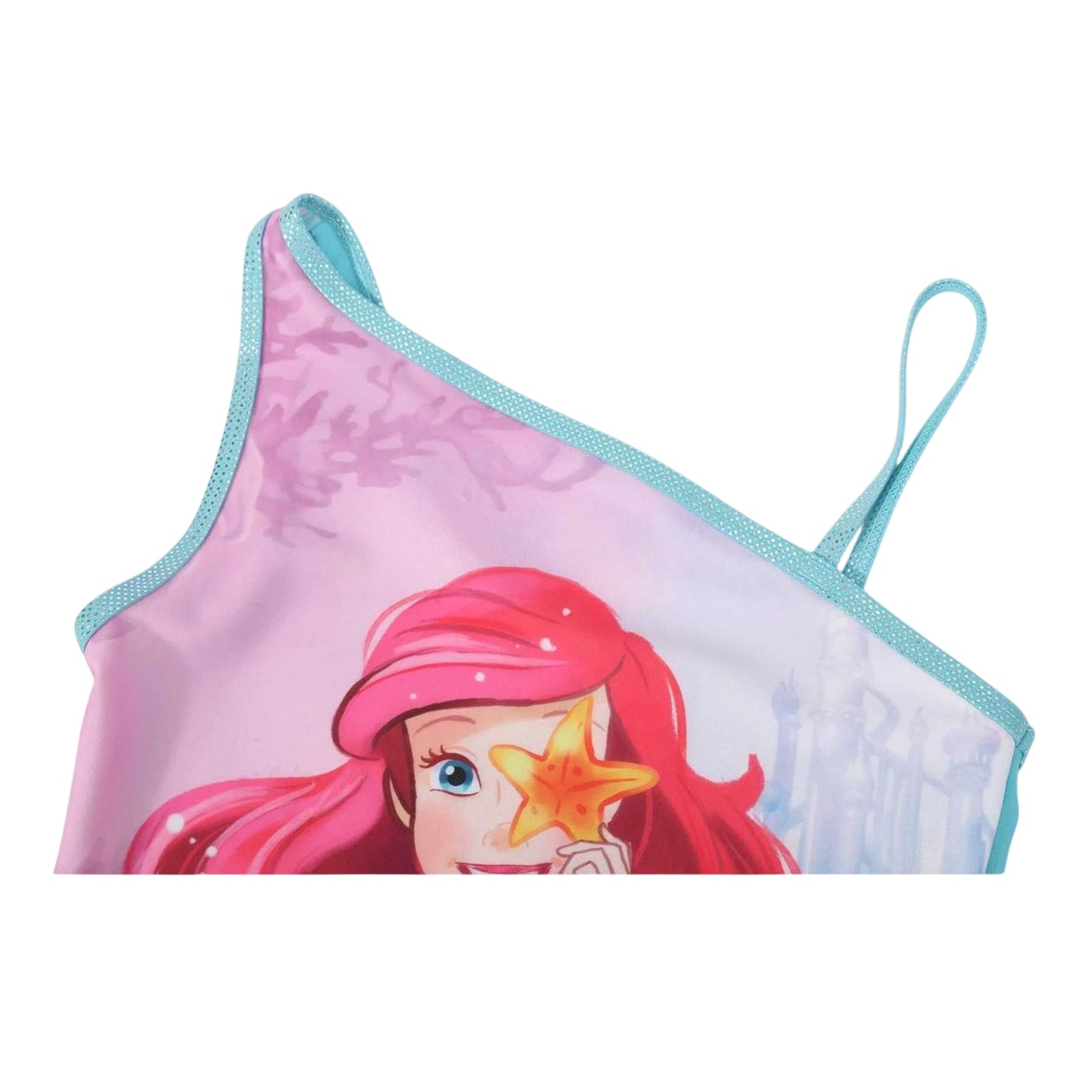 Multicoloured - Side - Little Mermaid Girls Ariel One Piece Swimsuit