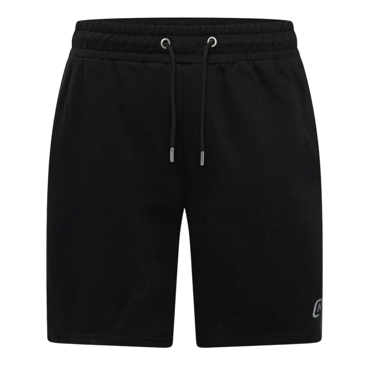 Black - Front - Crosshatch Mens Branton Sweat Shorts