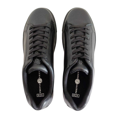 Black - Lifestyle - Pretty Green Mens Latham Leather Formal Shoes
