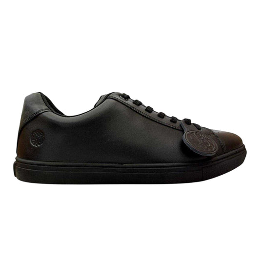 Black - Front - Pretty Green Mens Latham Leather Formal Shoes