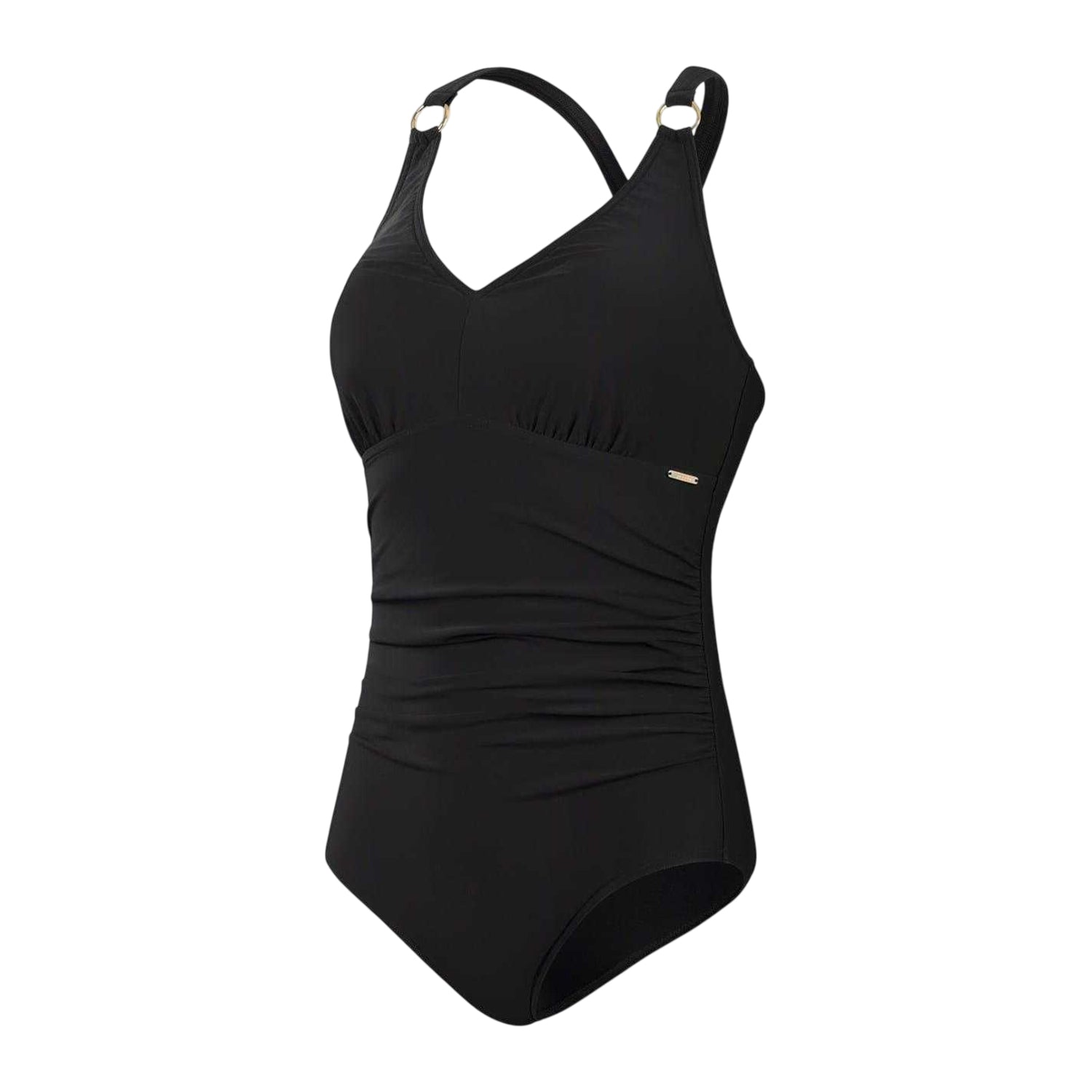 Black - Front - Speedo Womens-Ladies Shaping One Piece Swimsuit