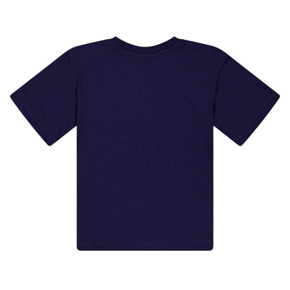 Navy - Back - Moschino Childrens-Kids Teddy Bear Regular T-Shirt