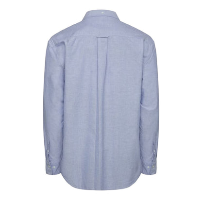 Blue - Back - Gant Mens Oxford Relaxed Fit Shirt