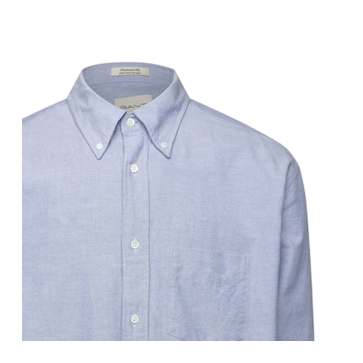 Blue - Side - Gant Mens Oxford Relaxed Fit Shirt
