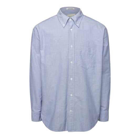Blue - Front - Gant Mens Oxford Relaxed Fit Shirt