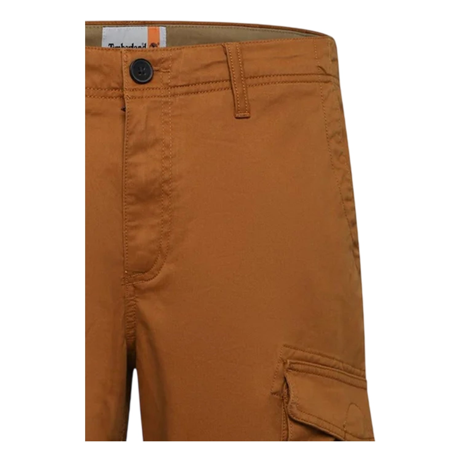 Wheat - Back - Timberland Mens Twill Cargo Shorts