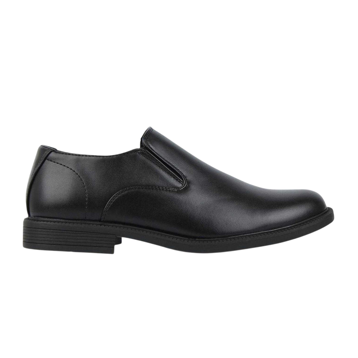 Black - Front - Giorgio Mens Slip-on Loafers